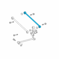 OEM 2009 Lexus RX350 Rear Suspension Control Arm Assembly, No.2, Right Diagram - 48730-48100