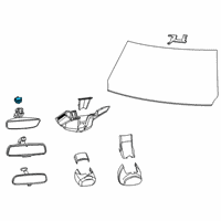 OEM 2022 Ram 1500 Sensor-Rain Diagram - 68298334AA