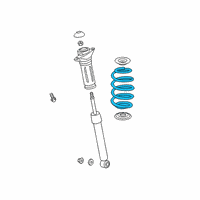 OEM 2022 Lexus ES250 SPRING, COIL, RR Diagram - 48231-06761