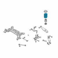 OEM 2011 Kia Sorento Rear Suspension-Spring Diagram - 553301U300