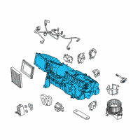 OEM 2010 Ford Mustang Evaporator Assembly Diagram - DR3Z-19850-D