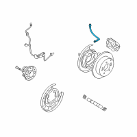 OEM 2008 Hyundai Elantra Hose-Brake Rear, LH Diagram - 58737-2H300--DS