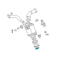 OEM 2021 BMW X2 Gasket, Throttle Body Diagram - 11-61-7-633-558