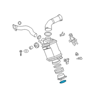 OEM 2022 BMW 750i xDrive Gasket, Throttle Body Diagram - 11-61-7-633-558