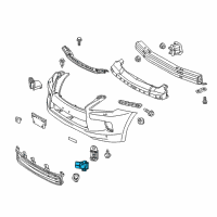 OEM 2013 Lexus LX570 Sensor, Ultrasonic Diagram - 89341-33190-A2