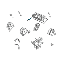 OEM 2008 Honda Accord Valve Assembly, Pcv Diagram - 17130-RCA-A02