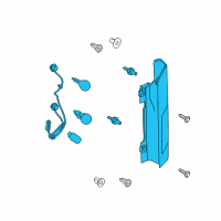 OEM Ford Tail Lamp Assembly Diagram - CK4Z-13405-G