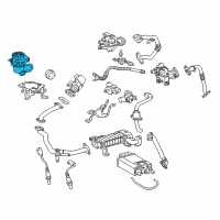 OEM Lexus GX460 Pump Assy, Air Diagram - 17610-0C040