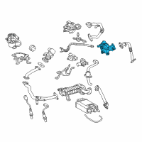 OEM Lexus GX460 Valve Set, Emission Diagram - 25702-38062