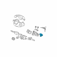 OEM Honda Immobilization Unit Diagram - 39730-SLA-J01