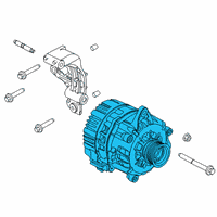 OEM 2022 Ford Explorer Alternator Diagram - L1MZ-11A213-B