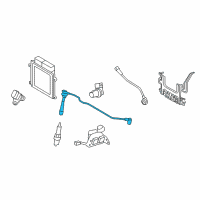 OEM 1997 Hyundai Tiburon Cable Assembly-Spark Plug NO.1 Diagram - 27420-23700