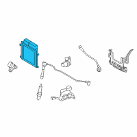 OEM Kia Ecm Pcm Ecu Engine Control Module Computer Diagram - 3918023800