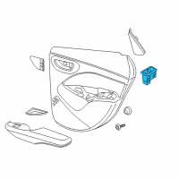OEM 2017 Chrysler 200 Switch-Power Window Diagram - 56046555AC