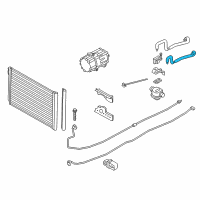 OEM BMW 750i Suction Pipe Diagram - 64-53-9-198-296