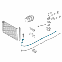 OEM BMW 750Li Suction Pipe Diagram - 64-53-9-198-293