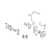 OEM Dodge Snap Ring-Wheel Hub Diagram - MB303868