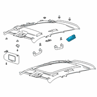 OEM 2021 Lincoln Corsair Reading Lamp Assembly Diagram - LC5Z-13776-AB