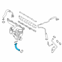 OEM BMW 230i OIL RETURN LINE Diagram - 11-42-8-629-970