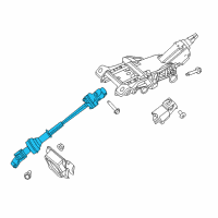 OEM 2018 Ford Explorer Lower Shaft Diagram - GB5Z-3B676-C