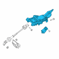 OEM 2017 Ford Explorer Column Assembly Diagram - GB5Z-3C529-G