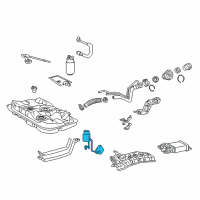 OEM 1998 Toyota Corolla Fuel Gauge Sending Unit Diagram - 83320-12620