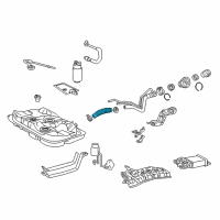 OEM 2002 Toyota Corolla Connector Hose Diagram - 77213-02010