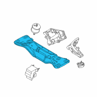 OEM 2003 BMW M5 Gearbox Support Diagram - 22-31-1-094-722