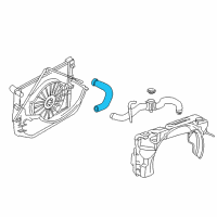 OEM 2002 Dodge Durango Hose-Radiator Outlet Diagram - 52028813AC