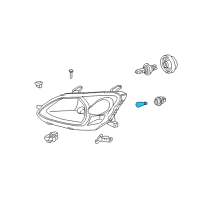 OEM 1994 Lexus SC300 Bulb Diagram - 00234-1157N