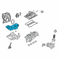 OEM 2018 BMW 540i Oil Pan Diagram - 11-13-8-580-122