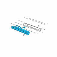 OEM 1997 Oldsmobile Silhouette Stop Lamp Assembly Diagram - 5978343