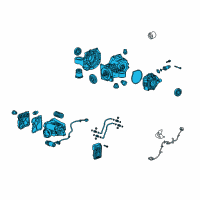 OEM 2017 Buick Regal Differential Carrier Assembly Diagram - 84163016