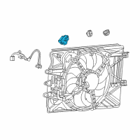 OEM 2018 Jeep Renegade Resistor-Radiator Fan Diagram - 68202035AA