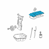 OEM 2010 Pontiac Vibe Cover Asm, Camshaft Diagram - 19205635