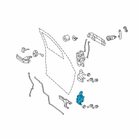 OEM 2009 Dodge Ram 1500 Hinge-Door Diagram - 55112562AB