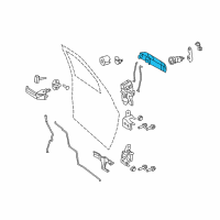 OEM 2017 Ram 3500 Exterior Door Diagram - 1GH261S2AG