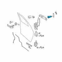 OEM 2010 Dodge Ram 1500 Cylinder Lock-Door Lock Diagram - 68045151AA