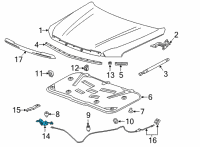 OEM 2021 Cadillac Escalade ESV Lock Diagram - 84805444