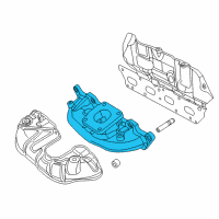 OEM 2015 Jeep Renegade Exhaust Manifold Diagram - 68212059AA