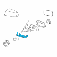 OEM 2013 BMW M6 Lower Housing Section, Left Diagram - 51-16-7-266-375