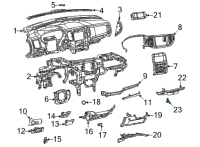 OEM 2020 Ram 1500 Lamp-Courtesy Diagram - 68395784AA