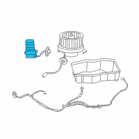 OEM 2001 Chrysler 300M Module-Atc Blower Control Diagram - 4734913AE