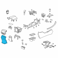 OEM Honda Accord RR Garn(O*NH167L* Diagram - 83460-T2F-A01ZC