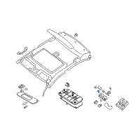 OEM 2008 Nissan Sentra Switch-SUNROOF Diagram - 25450-ET000