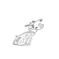 OEM Nissan Bulb Diagram - 26296-9B913