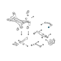 OEM Pontiac Rear Lower Control Arm Nut Diagram - 11900443