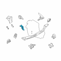OEM 2003 Nissan Sentra Front Mount Bracket Diagram - 11231-AU40B
