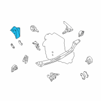 OEM 2003 Nissan Sentra Bracket-Insulator Engine Mounting, Right Diagram - 11212-AU400