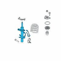 OEM 2017 Lincoln MKC Strut Diagram - EJ7Z-18124-L